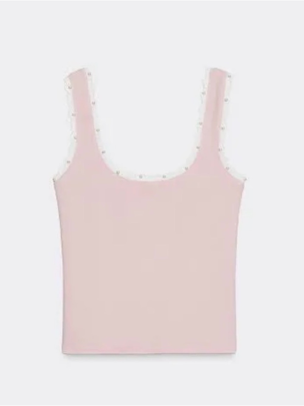 Zara Stretch Pearl Top Women